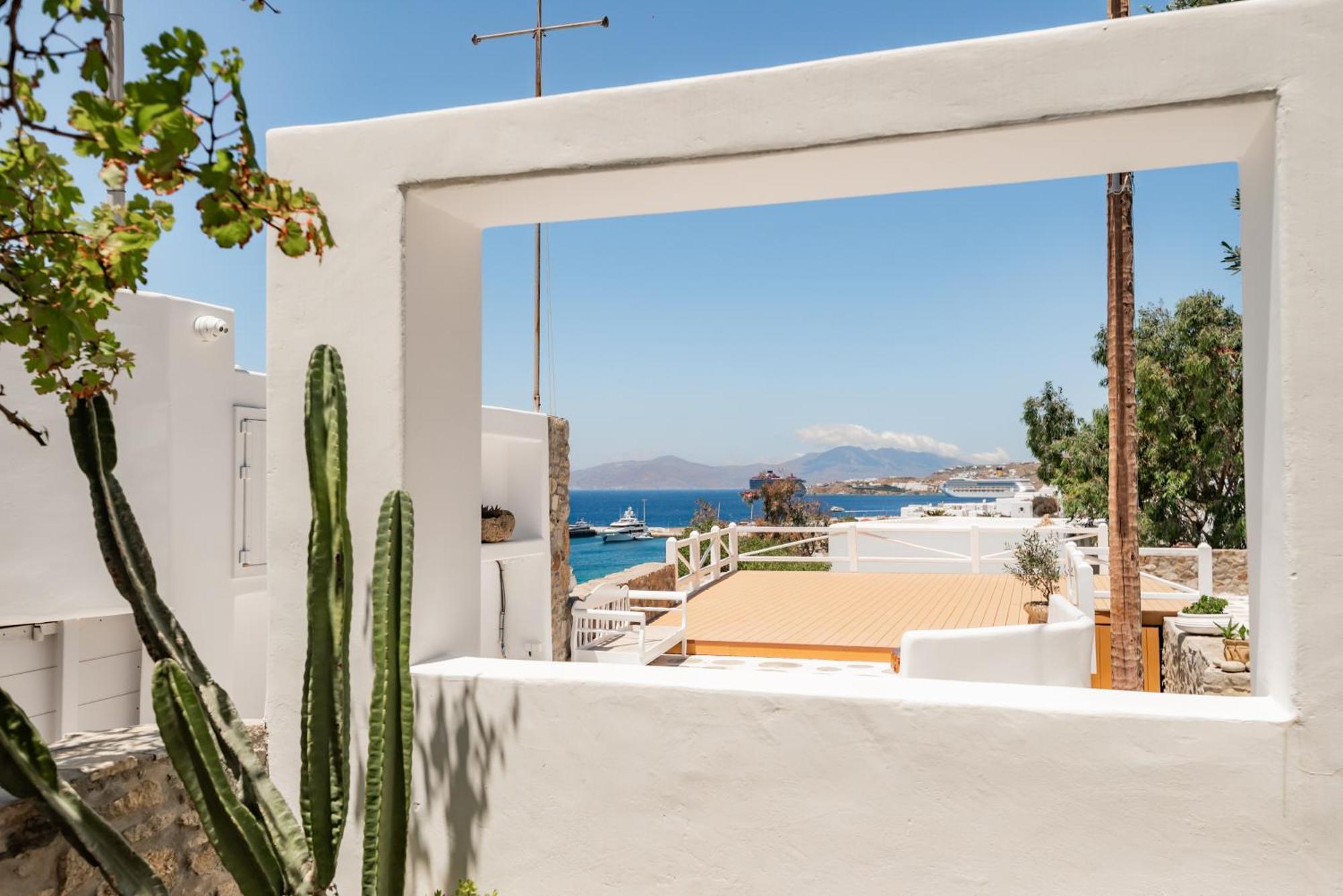 Rania Apartments Sea View Mykonos Town 外观 照片