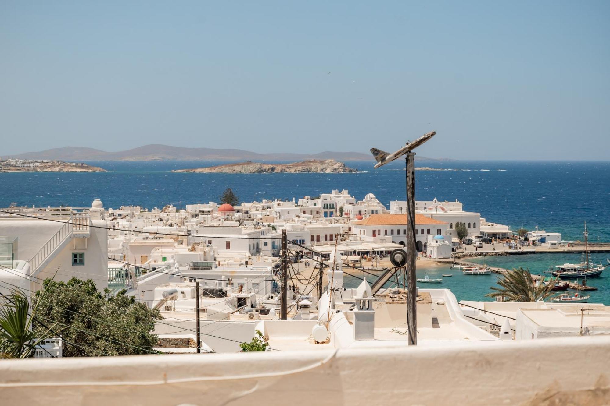 Rania Apartments Sea View Mykonos Town 外观 照片